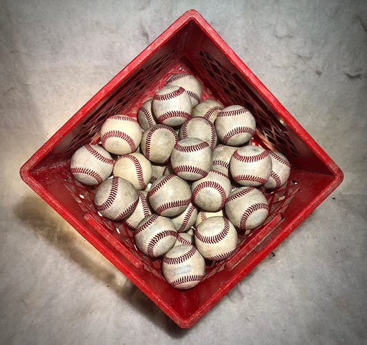 54 Rawlings Leather Baseballs NFHS R100NF