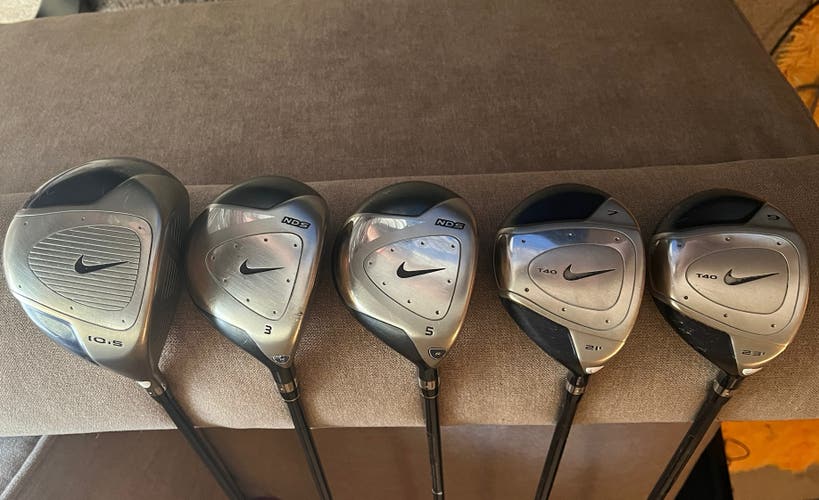 Nike Men's Right Handed Fairway Wood Set Regular Flex 5 Pieces