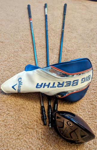 Callaway B21 9 degree Rh driver and 3 shafts