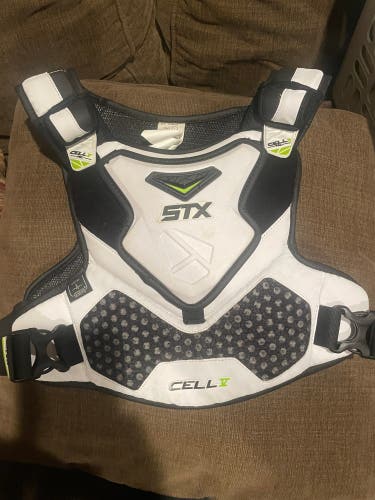 Used Large STX Cell V Shoulder Pads