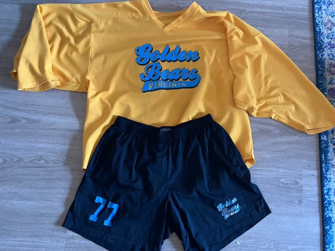 Golden Bears Box Lacrosse Jersey & Shorts