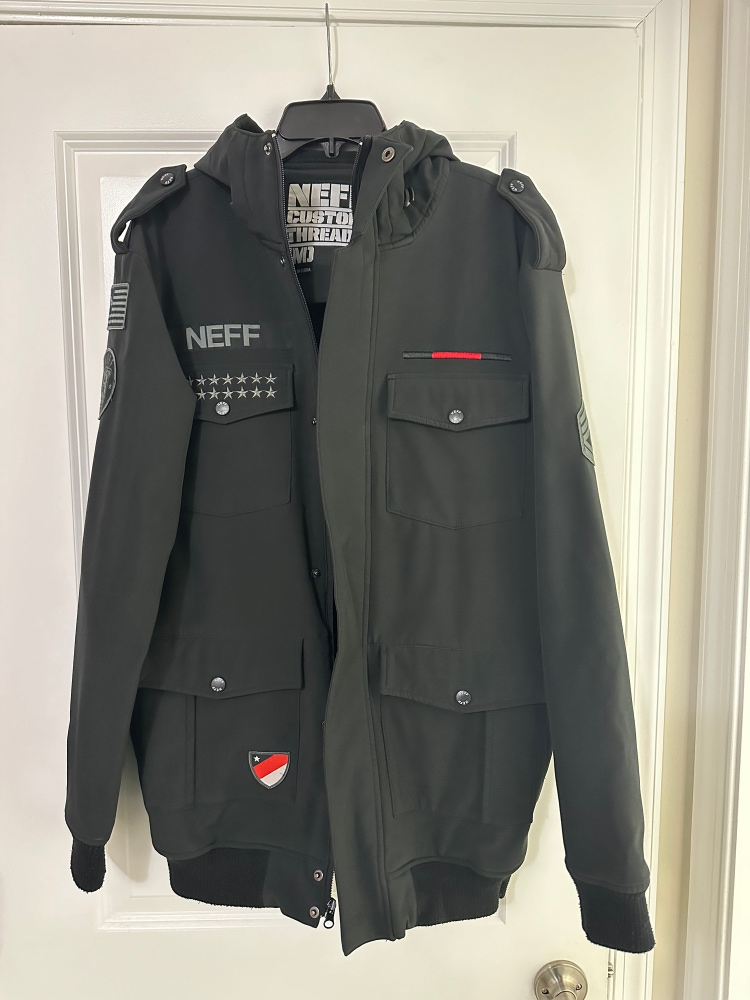 Black Used Medium Neff Jacket