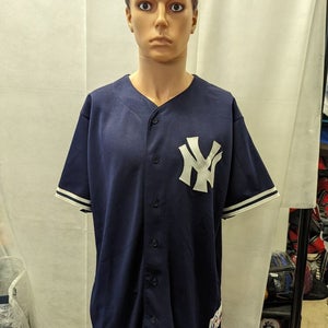 Vintage New York Yankees Derek Jeter Majestic Jersey L MLB