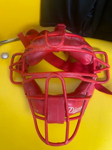 Diamond DFM 43 Catcher Face Mask Red