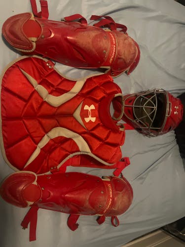 Used Under Armour Victory Series Catcher's Set