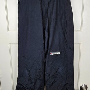 Spyder XT Winter Ski Pants Kids Youth Sz 18 Black Zipper Pockets Insulated Logo