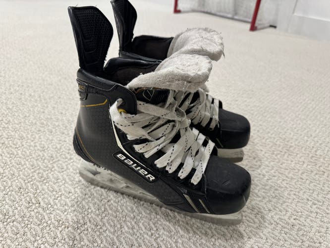 RARE PRO STOCK RETURN BAUER SUPREME TOTALONE NXG HOCKEY SKATES 8 DA LS3 STEEL