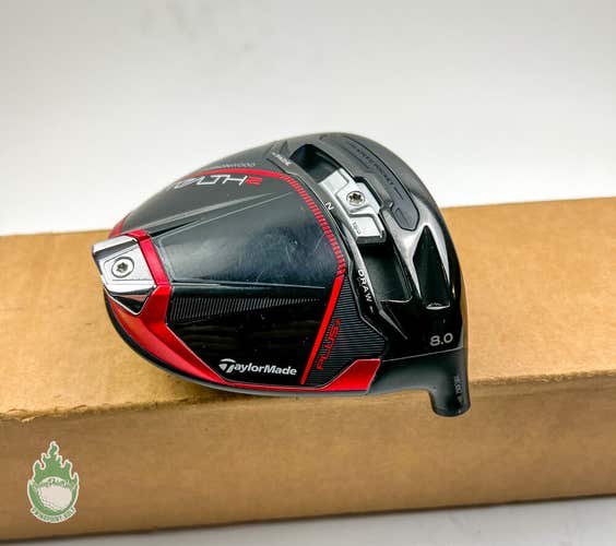 Used RH Tour Issue TaylorMade Stealth 2 Plus+ Driver 8* HEAD ONLY Golf Club
