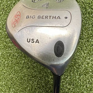 Callaway Big Bertha 4 Wood /  RCH 60 Firm Graphite / 44" / RH / sa6934
