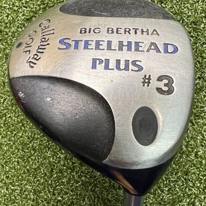 Callaway Big Bertha Steelhead Plus 3 Wood BB Regular Graphite NEW GRIP / sa6940