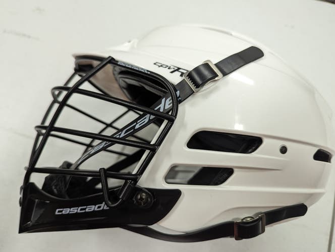 Cascade Lacrosse Helmet CPV-R White Size M/L Adjustable Major League CPVR