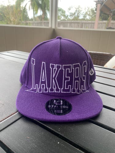 Purple Lakers Hat