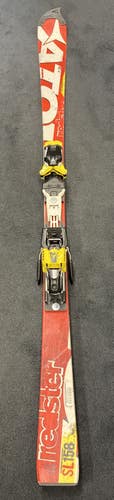 Used Atomic 158 cm Racing Redster FIS SL Skis With Bindings Max Din 12