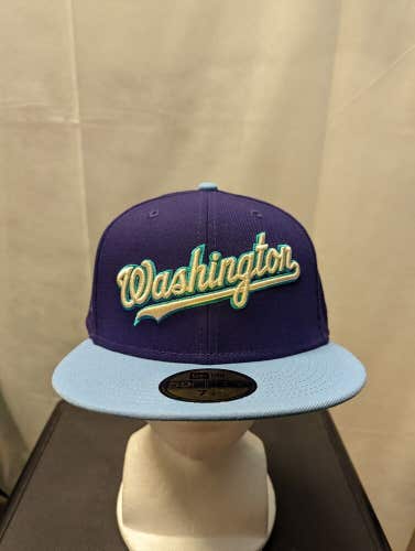NWS Washington Nationals Purple Sky New Era 59fifty 7 1/8 MLB