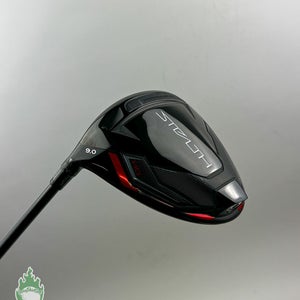Used LH TaylorMade Stealth HD Driver 9* HZRDUS 5.5 Regular Graphite Golf Club
