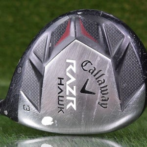 CALLAWAY GOLF RAZR HAWK 3 WOOD W/ CALLAWAY SENIOR A FLEX SHAFT