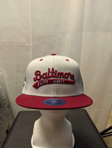 NWS Baltimore Elite Giants Ebbets Field Flannels Fitted Hat 7 1/4