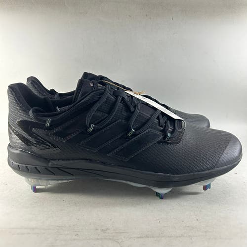 Adidas Adizero Afterburner Mens Metal Baseball Cleats Black Size 12.5 GX2806 NEW