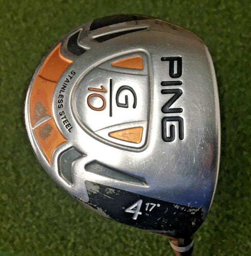 PING G10 Stainless Steel 4 Wood 17*  RH ProLaunch Red Stiff Graphite ~44" /m5404