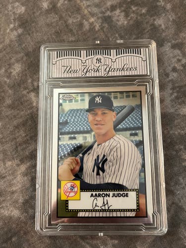 Aaron Judge, Topps Chroman Card New York Yankees