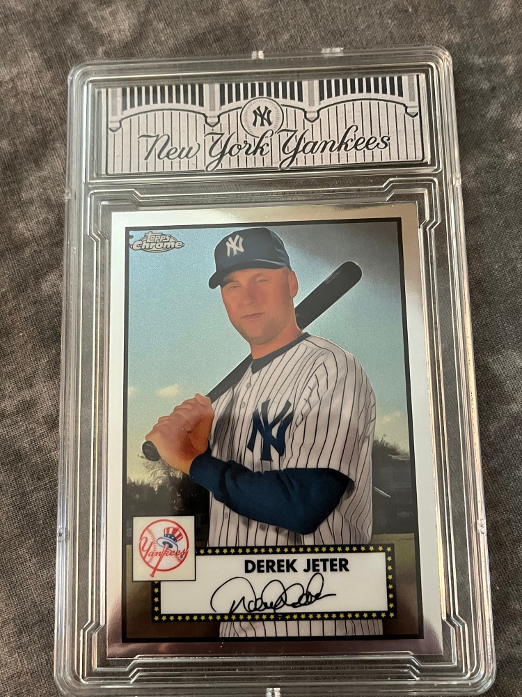 Derek Jeter, Topps Chrome Card, New York Yankees