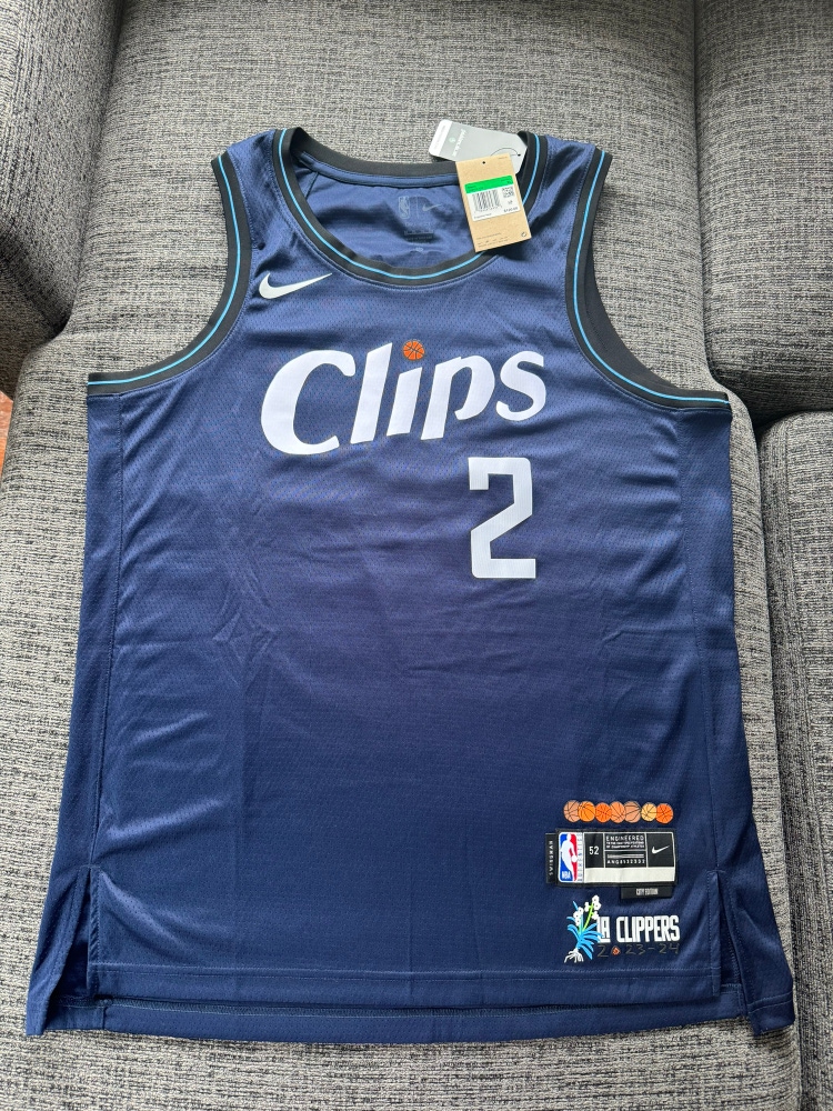 Clips Blue New Large/Extra Large Nike Jersey