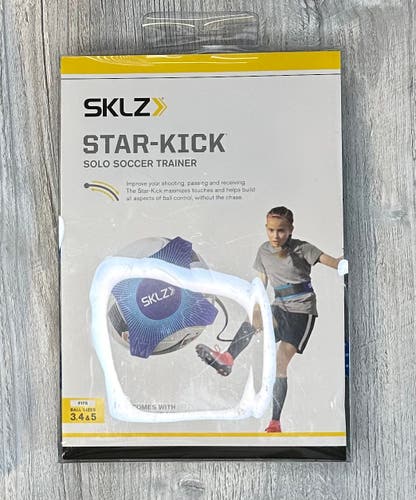 NEW SKLZ Star-Kick Solo Soccer Trainer-Blue