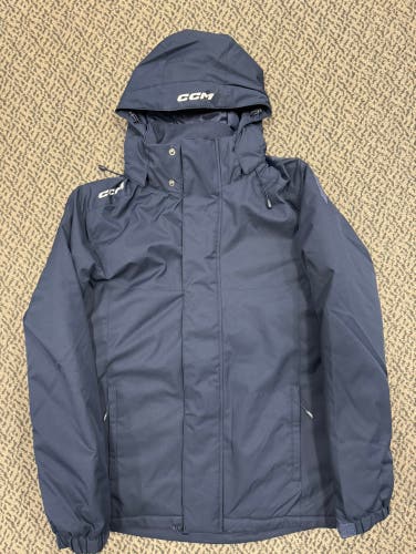 CCM Navy Team Winter Senior Small Jacket