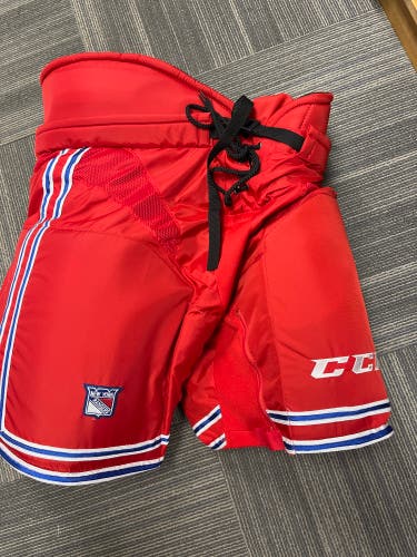 NY Ranger CCM Pro Stock Hockey Pants - Large +1in