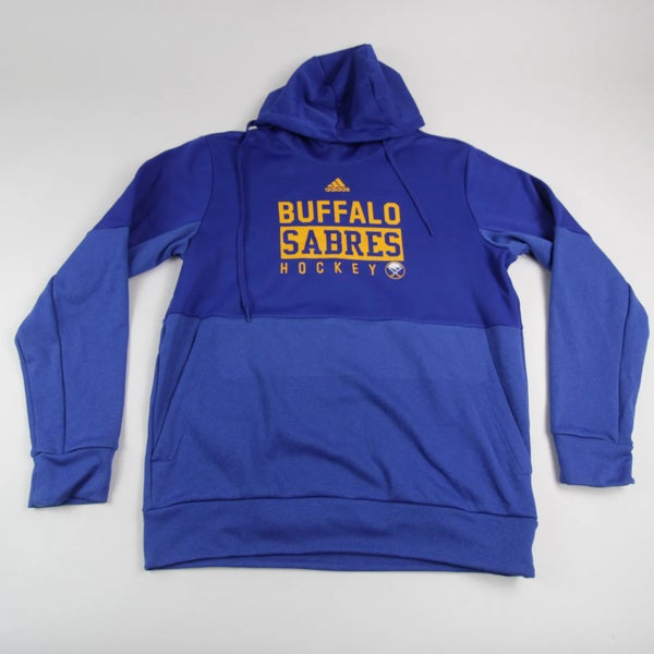 Devon Levi 27 Buffalo Sabres Adidas Locker Room Authentic Pro Hoodie Large Team Player Issue