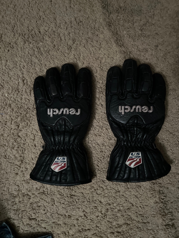 Black Used XL Reusch Gloves US Ski Team