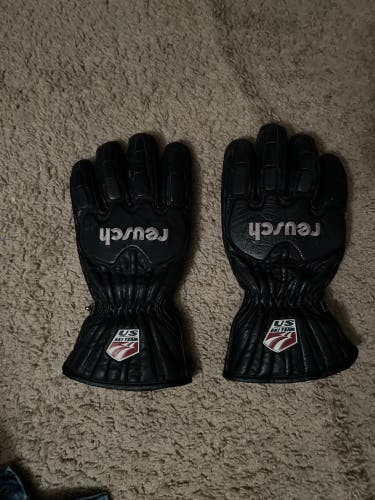 Black Used XL Reusch Gloves US Ski Team