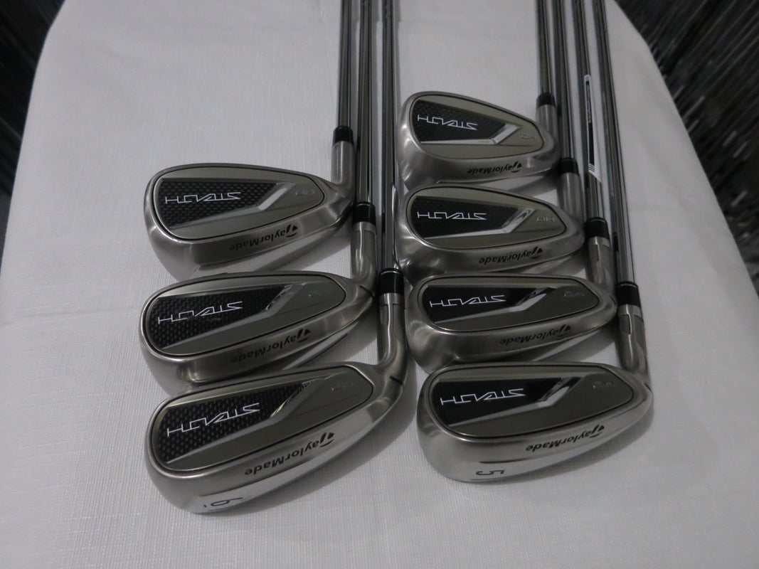 Set Ferri TaylorMade Stealth HD 5-PW + AW - Manici In Acciaio KBS Max Regular Flex - Destri (Nuovi) - Foto 2