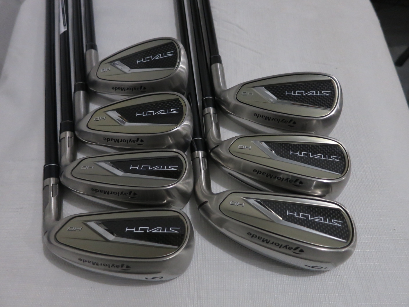 TaylorMade 2023 Stealth HD Iron Set - 5-PW, AW - MMT 55 Senior Graphite - NEW
