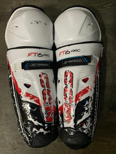 Used CCM 14" Jetspeed ft6 pro Shin Pads