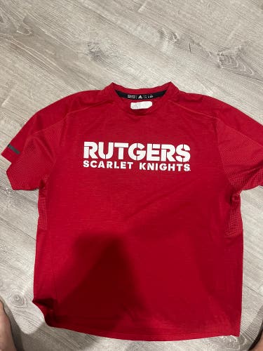 Rutgers Adidas Mens Athletic Shirt - XL