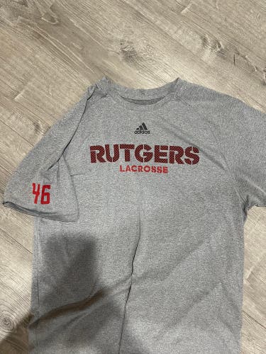 Rutgers Adidas Mens Lacrosse Shirt - XL #46