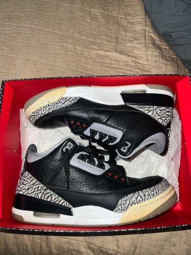 Used Size 9.5 (Women's 10.5) Air Jordan 3 Shoes