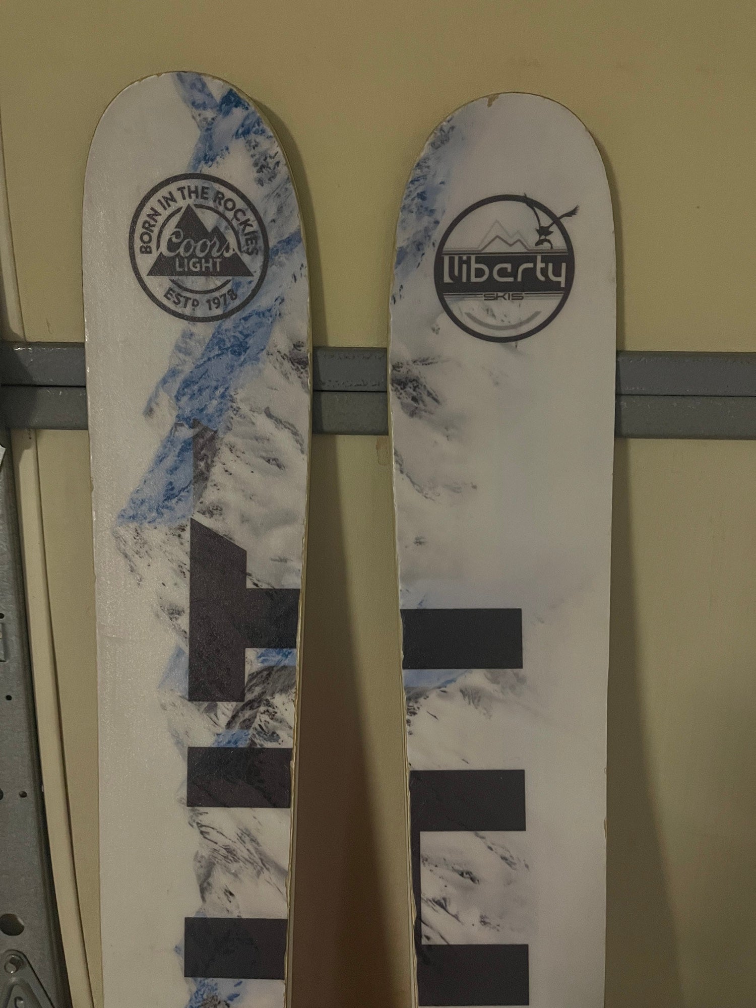 Liberty Helix Coors Light Skis | SidelineSwap | Buy and Sell on