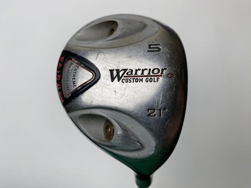 Warrior Custom Golf 5 Fairway Wood 21* Long Drive Regular RH Oversize Grip