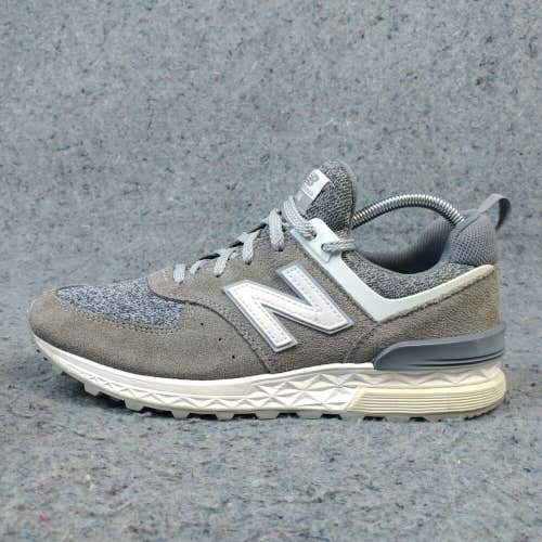 New Balance 574 Mens Running Shoes Size 8 Gray Sneakers Cool Grey MS574BG