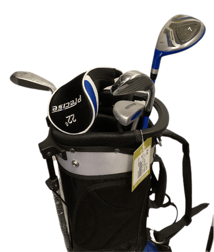 Used Precise Jr Set 6-9 Putt + Hybrid 4 Piece Regular Flex Steel Shaft Junior Package Sets