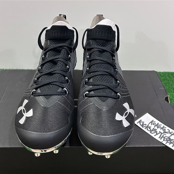 Under Armour Shoe Men\'s 12 Spotlight MC Football Cleats 3023959-001 Black s-l400.jpg main image 4