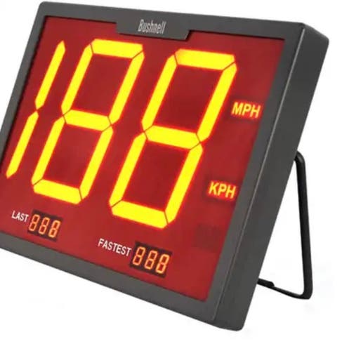 NEW” Bushnell SpeedScreen LED Display UNIT AND Speedster III RADAR GUN 101922, 101992