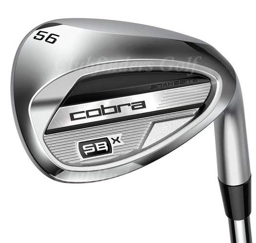 NEW Cobra SnakeBite X Full-Face 48° Pitching Wedge KBS Max 80 Steel Stiff