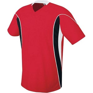 High Five Adult Unisex Helix 322740 Size XL Red Black White Soccer Jersey New