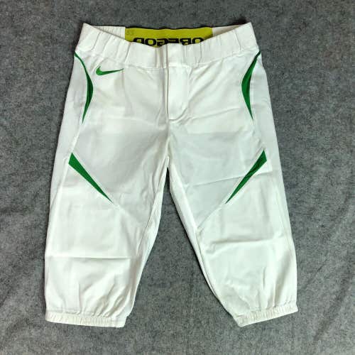 Oregon Ducks Womens Pants Large Nike Team White Green Softball NCAA Softball