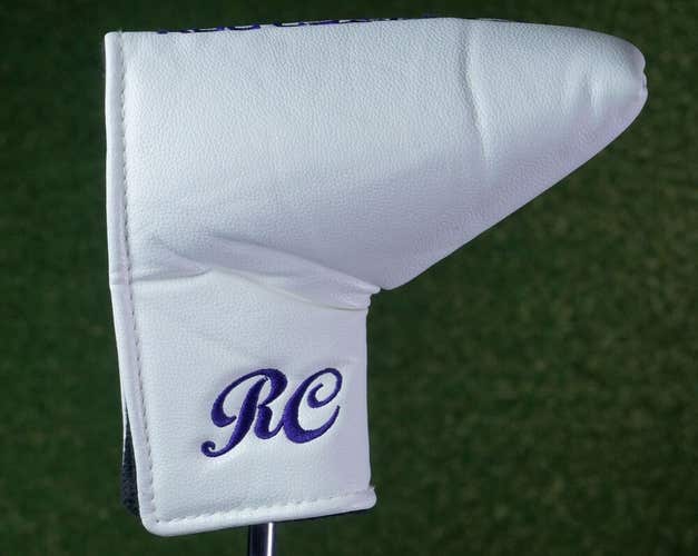 WHITE RAY COOK SILVER RAY RC BLADE PUTTER GOLF HEADCOVER ~ L@@K!!