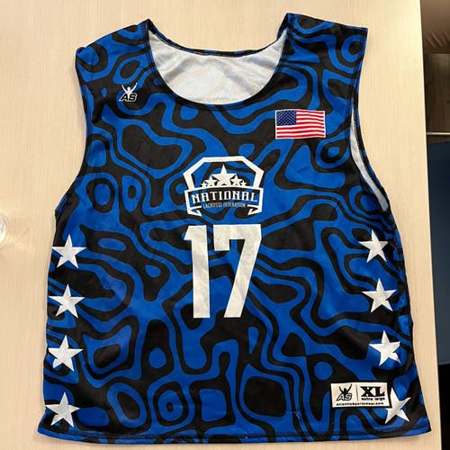 NLF 120 Lacrosse showcase blue/white reversible