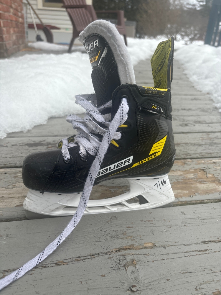 Used Bauer Size 1 Supreme M4 Hockey Skates